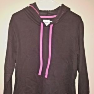 Everlast Black Pink Athletic Hoodie Women's L NWT